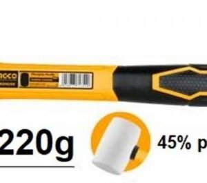 INGCO Kladivo gumové 220g biele INGCO sklolaminátová násada  KLC