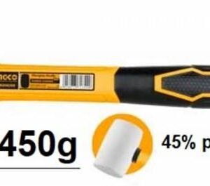 INGCO Kladivo gumové 450g biele INGCO sklolaminátová násada