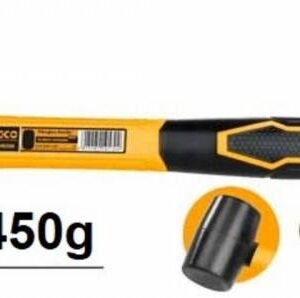 INGCO Kladivo gumové 450g čierne INGCO sklolaminátová násada
