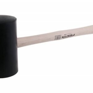 Kinekus Kladivo gumové, 3000g/115mm, čierne, PROFI, drevená násada