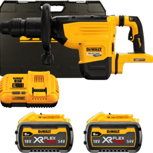 DEWALT 54V XR FLEXVOLT SDS-Max 19,4 J aku sekacie kladivo, 2x 9,0 Ah DCH892X2-QW