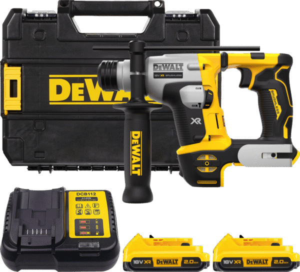 DEWALT 18V XR SDS-Plus 1,4 J aku vŕtacie kladivo, 2x 2,0 Ah DCH172D2-QW