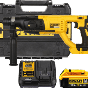 DEWALT 18V XR SDS-Plus 2,6 J aku kombinované kladivo, 1x 4,0 Ah DCH133M1-QW